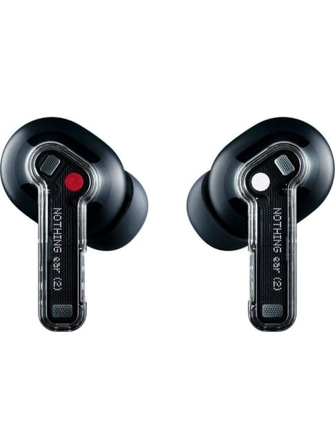 Nothing Ear (2) In Ear Bluetooth Earbuds with Dual Chamber Sound & ANC (Black, True Wireless)