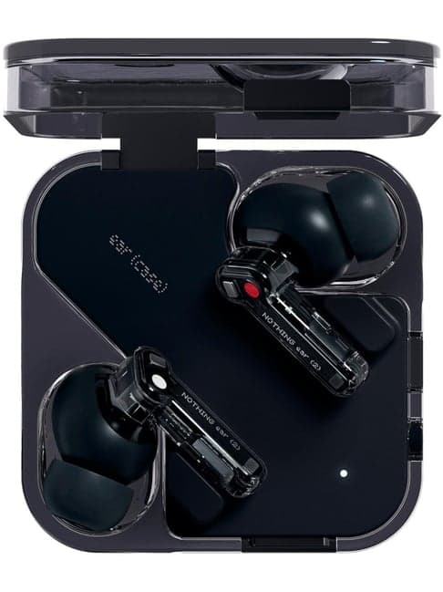 Nothing Ear (2) In Ear Bluetooth Earbuds with Dual Chamber Sound & ANC (Black, True Wireless)