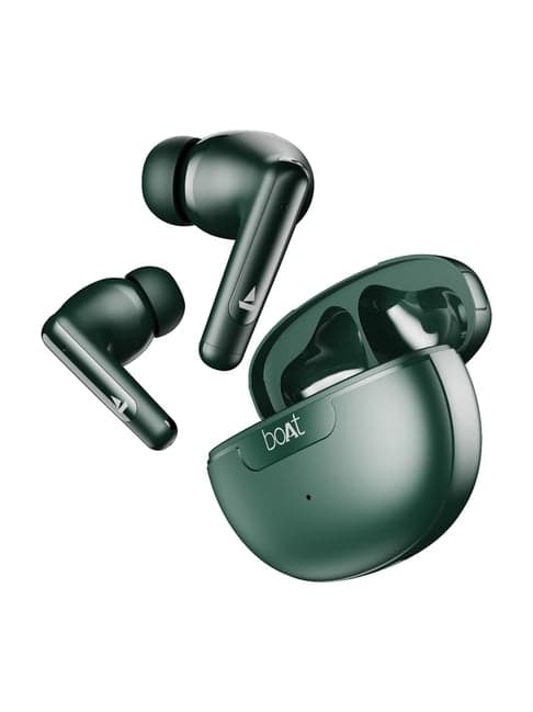 Boat Airdopes 161 ANC in Ear Earbuds with ANC 32dB & 50H Playback (Green, True Wireless)