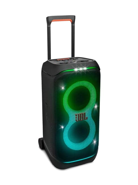 JBL Partybox 320, 240W Portable Bluetooth Party Speaker with Futuristic Light Show (Black)