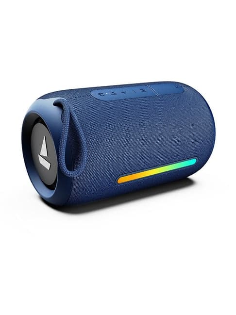 Boat Stone 358 Pro Portable Bluetooth Speaker with RGB LED Design (Vibing Blue)