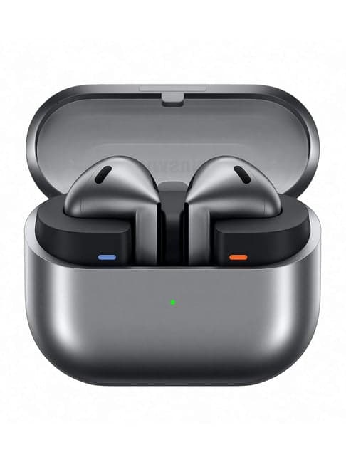 Samsung Galaxy Buds 3 (Silver) with Galaxy Ai Powered Real-Time Interpreter | 24-Bit Hi-Fi Audio