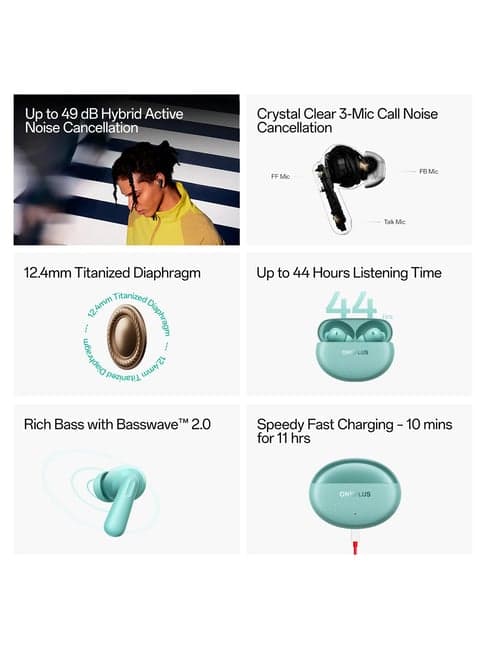 Oneplus Nord Buds 3 Pro Truly Wireless Bluetooth In Ear Earbuds