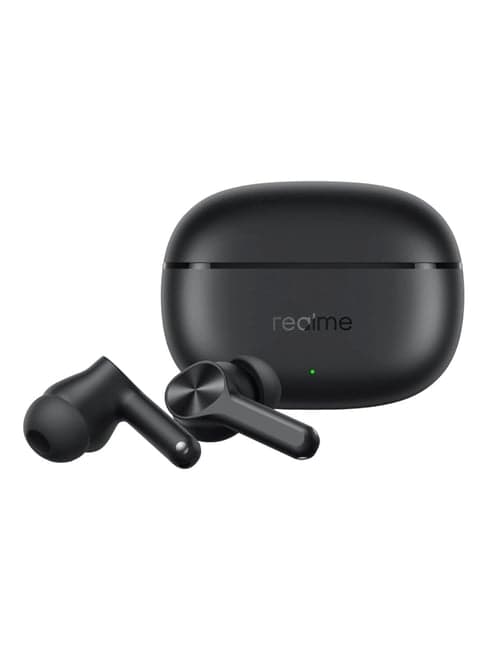 realme Buds T200x Wireless Bluetooth Earbuds with 25 dB ANC & Upto 48 Hrs Playback (Pure Black)