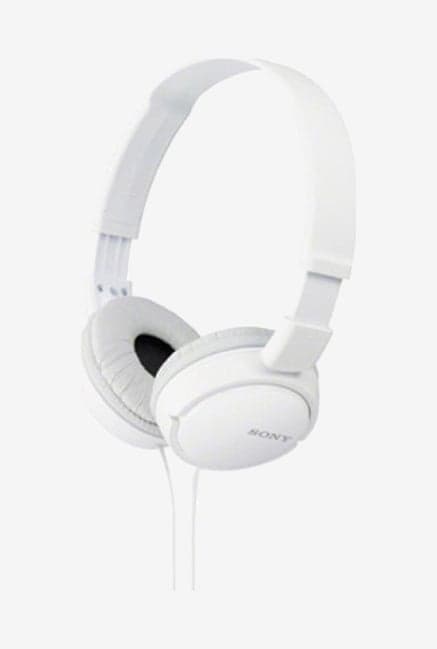 SONY MDR-ZX110 On the Ear Headphone White