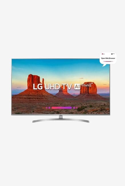 LG 139.7 cm (55 Inches) Smart Ultra HD 4K LED TV 55UK7500PTA (Silver)