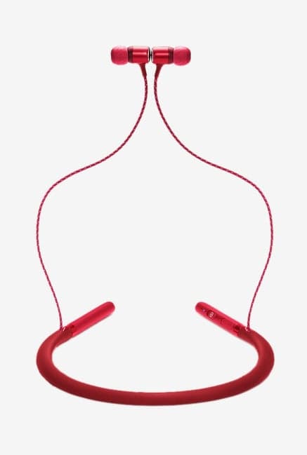 Jbl Live 200 Bt Neckband With Three-Button Remote And Microphone (Red)