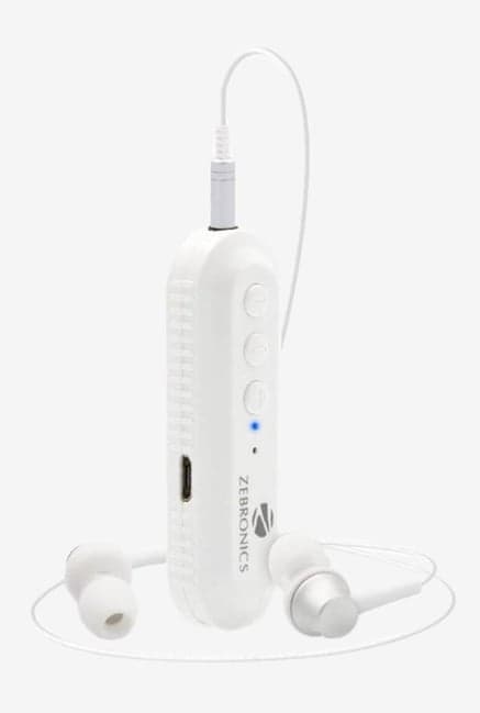 Zebronics Be380T Bluetooth Headset With Mic (White)