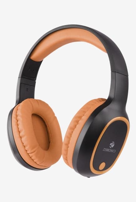 Zebronics Thunder Bluetooth Over The Ear Headphone (Brown)