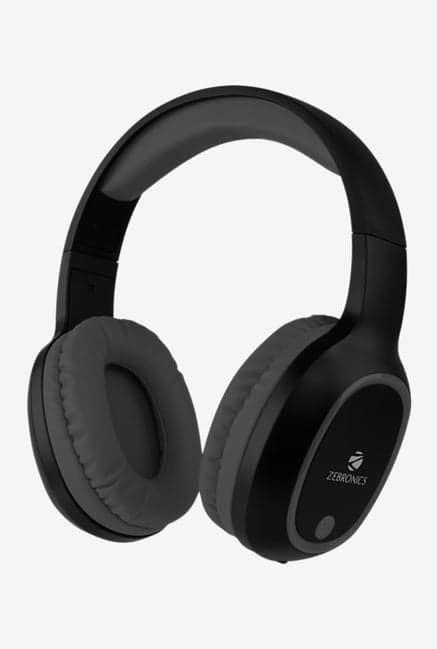 Zebronics Thunder Bluetooth Over The Ear Headphone (Black)