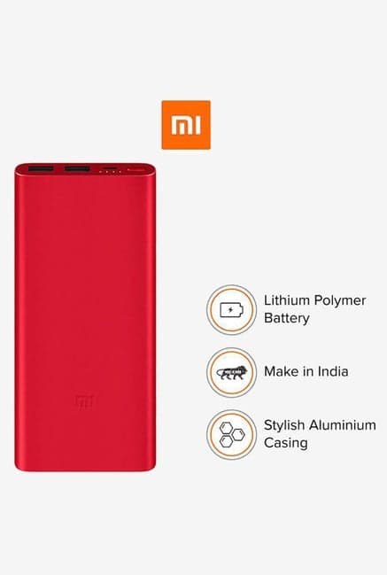 Xiaomi Mi 10000mAh Power Bank (Red)