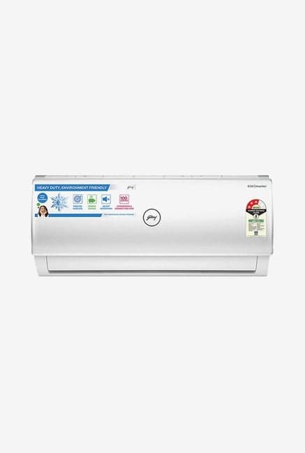 Godrej 1 Ton Inverter 3 Star Copper GIC 12 FTC3 WSA/GIC 12 TTC3  Split AC (White)