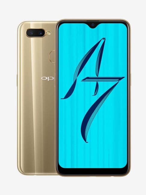 OPPO A7 64 GB (Glaring Gold) 4 GB RAM, Dual SIM 4G