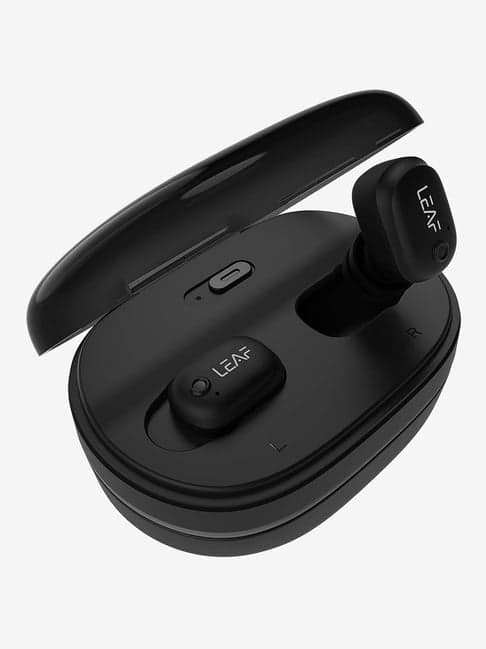 Leaf Earbuds True Wirelss Bluetooth Earphones (Black)