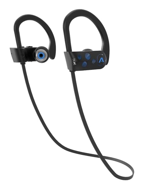 boAt Rockerz 261 T Wireless Headset with Sporty Ergonomics, IPX7 & Up To 8H Playtime (Blue)