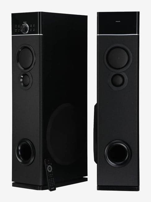 Philips SPA9120B/94 120W 2.0 Channel Tower Speaker (Black)