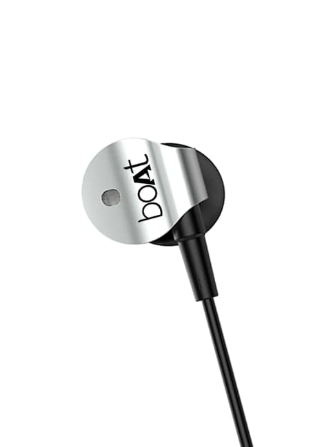 boAt BassHeads 132 T Wired Earphones with Immersive Audio, Integrated Controls and Mic