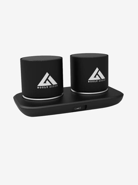 Boult Audio BassBox Vibe Portable 2.0 Wireless Bluetooth Speakers (Black)