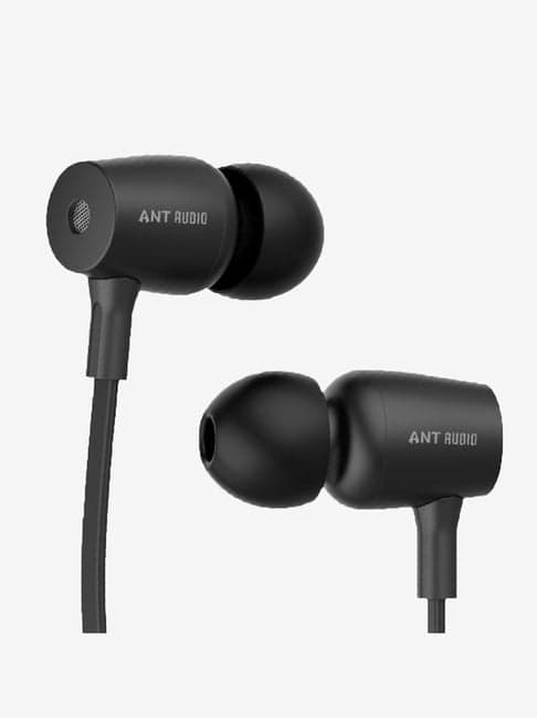 Ant Audio Thump 504 Wired Earphones With Mic (Black)