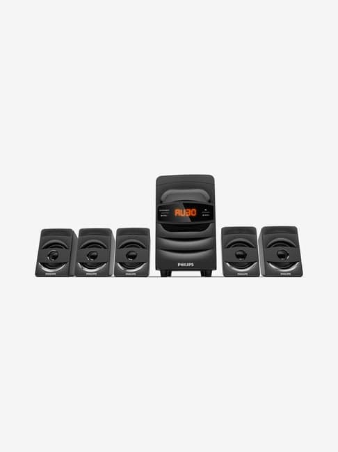 Philips SPA5128B 40 Watt 5.1 Channel Wireless Bluetooth Multimedia Speaker (Black)