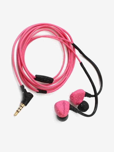 Boompods Sportpod Race Wired In Ear Earphones (Pink)