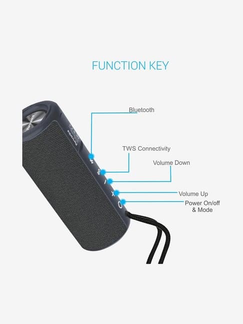 Portronics Breeze Plus 20W Wireless Bluetooth Speaker (Black)
