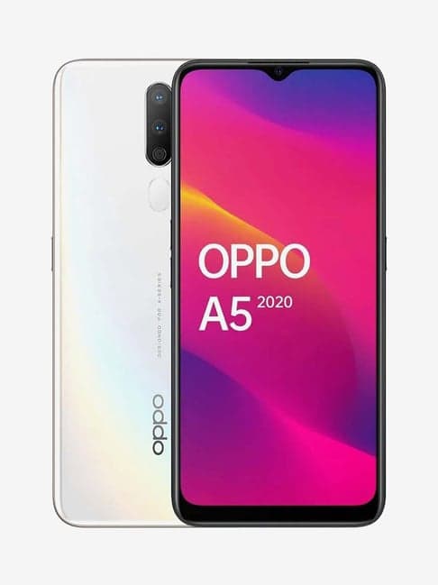 OPPO A5 2020 128 GB (Dazzling White) 6 GB RAM, Dual SIM 4G