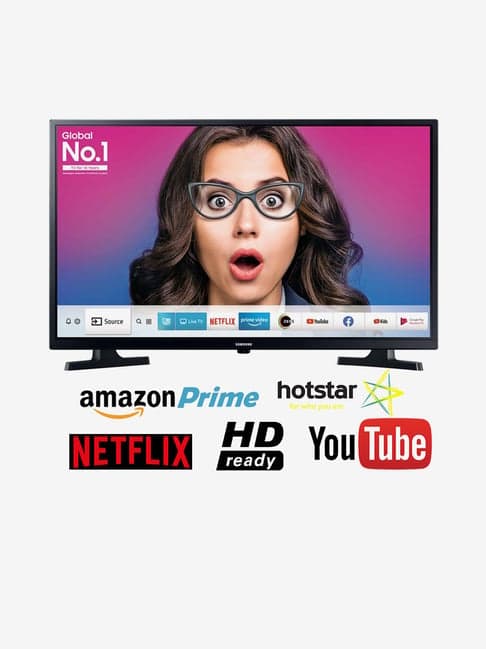 Samsung 80 cm (32 Inches) Smart HD Ready LED TV UA32T4310AKXXL (2020 Model, Black)
