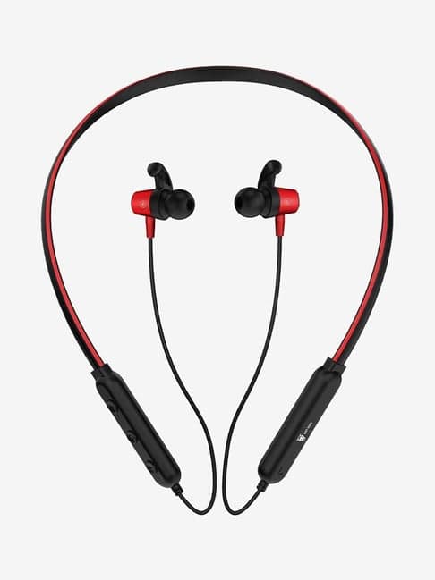 Ant Audio Wave Sports Wireless Bluetooth Earphone with Neckband and Mic (540, Fiery Red)