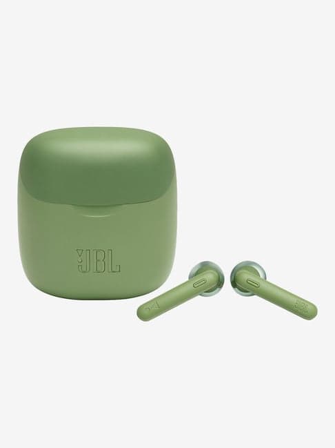JBL True Wireless EarPods with Mic (Tune 220TWS, Green)