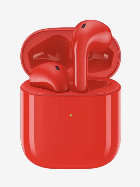 RealMe Buds Air Neo True Wireless Earpod with Charging Case and Microphone (Rock Red)
