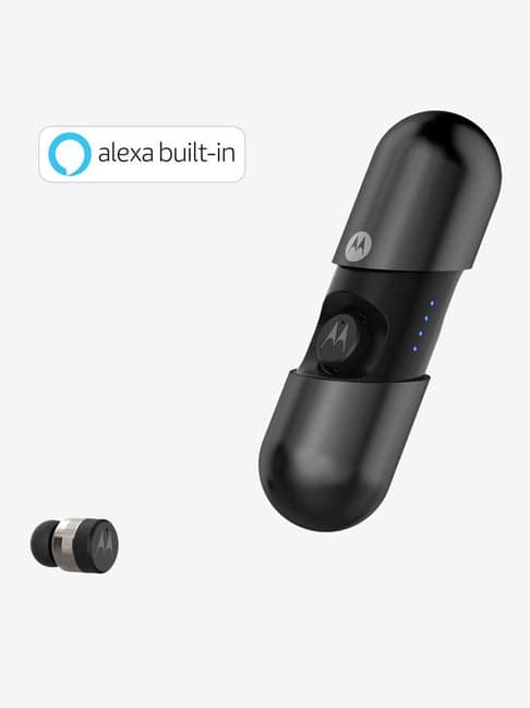 Motorola Verve Buds 400 True Wireless Bluetooth Earbuds With Alexa (Black)