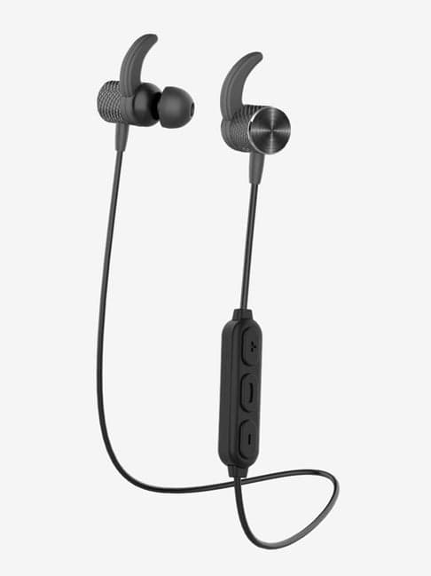 Pebble Spirit Go Bluetooth Earphones With Mic (Black)