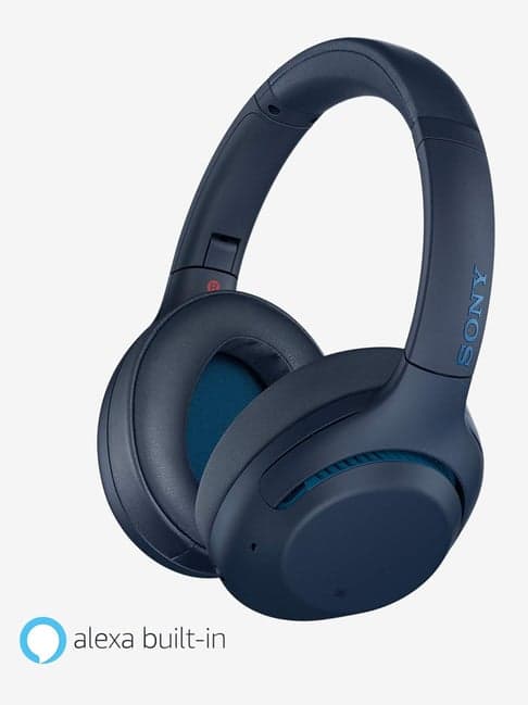 Sony WH-XB900N Over The Ear Bluetooth Headphone With Mic and Alexa (Blue)