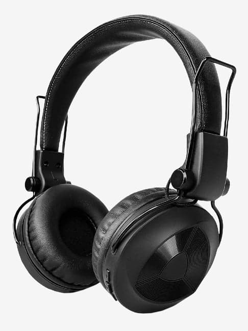 Blaupunkt BH01T Bluetooth On-The-Ear Wireless Headphone with Turbo Bass Mode (Black)