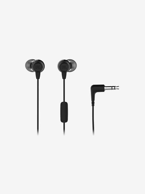 Jbl T50Hi Wired Earphones (Black)