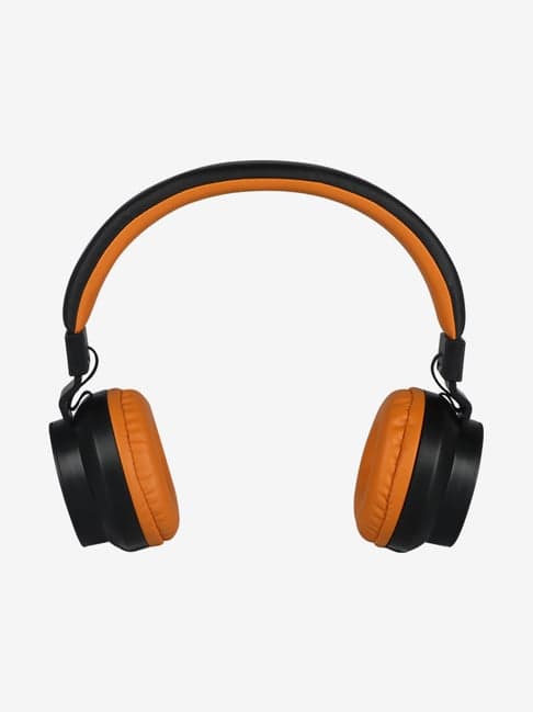 Zebronics Zeb-Bang On The Ear Bluetooth Headphone with Voice Assistant (Orange)