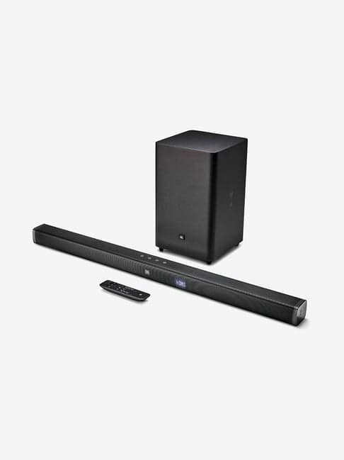 JBL Bar 2.1 Deep Bass Bluetooth Surround Soundbar with Wireless SubWoofer (Black)