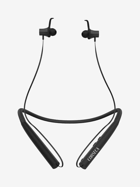 Corseca Nek Plus DM4920 Wireless Bluetooth Neckband Earphones (Black)