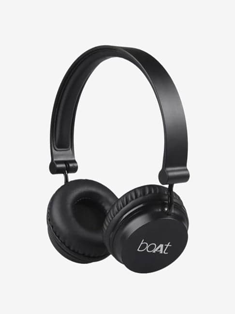 boAt Rockerz 410 T Wireless Headphone with Super Extra Bass & Upto 10H Playtime (Carbon Black)