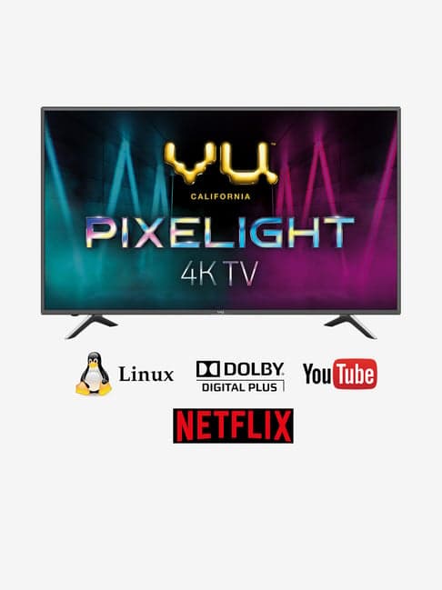 VU 138 cm (55 inches) Smart 4K Ultra HD LED TV 55QDV (Black)