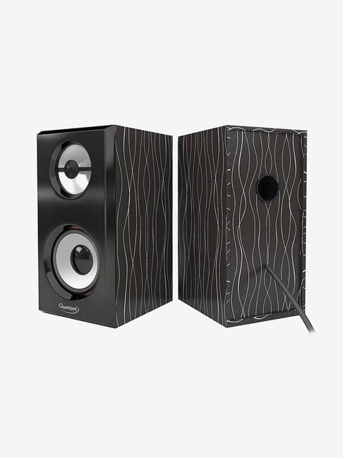 Quantum 6W 2.0 Channel Wired Speaker (QHM636, Black)