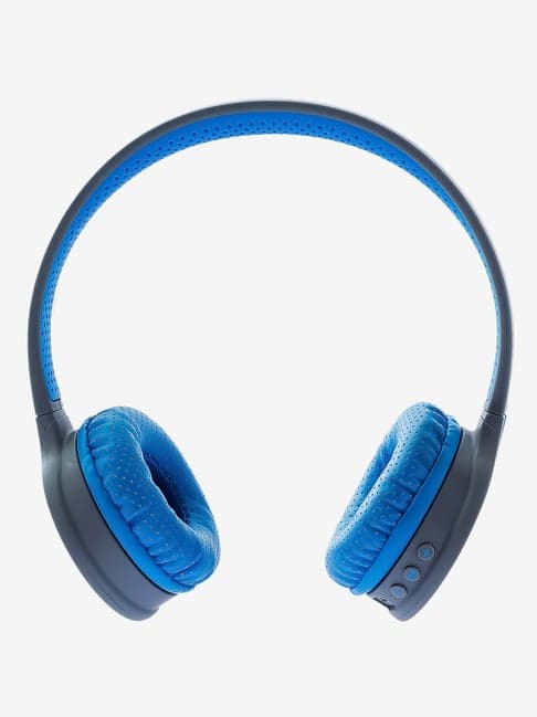 Toshiba RZE-BT180H On The Ear Bluetooth Headphone With Mic (Blue)