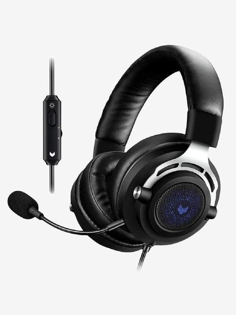 Rapoo Backlit Over the Ear Wired Gaming Headset with Mic (VH150, Black)