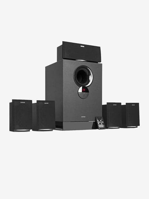 Edifier Versatile 5.1 Channel 93W Speaker (R501BT, Black)