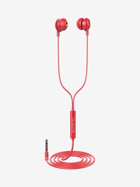 Infinity by Harman Wynd 220 Wired Deep Bass Headphones with Microphone (Red)