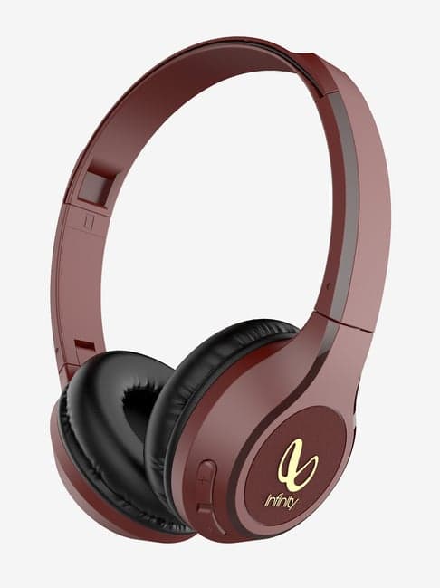 Infinity by Harman Tranz 700 Wireless Bluetooth Headphones with Microphone (Red)