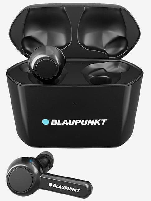 Blaupunkt BTW Pro+ TWS Earbuds with Up to 60H Playback, Aptx Sound and Sweat Proof IPX7 (Black)