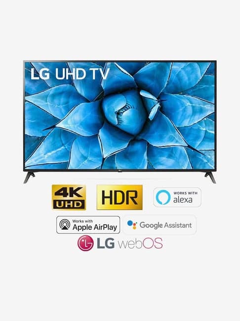 LG 109.22 cm (43 Inches) Smart Ultra HD 4K LED TV 43UN7350PTD (2020 Model, Black)