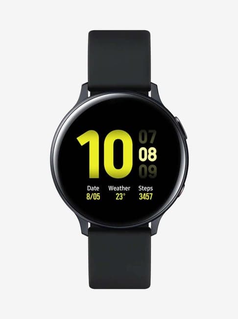 Samsung Galaxy Watch Active 2 Aluminium SM-R825FZKIINU 4G Smartwatch (Black)